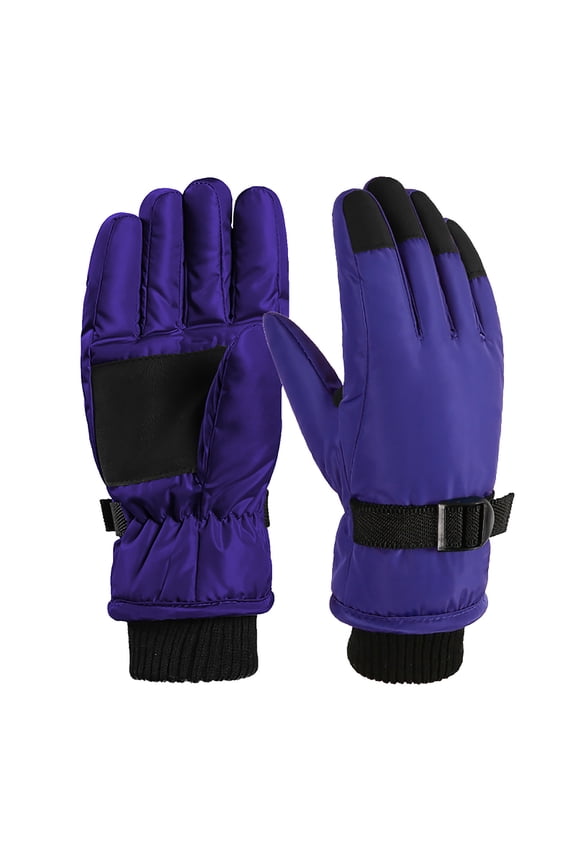 Mens Gloves on Pattern Gloves Autumn and Winter Warmth Plush Knitted Decor Women