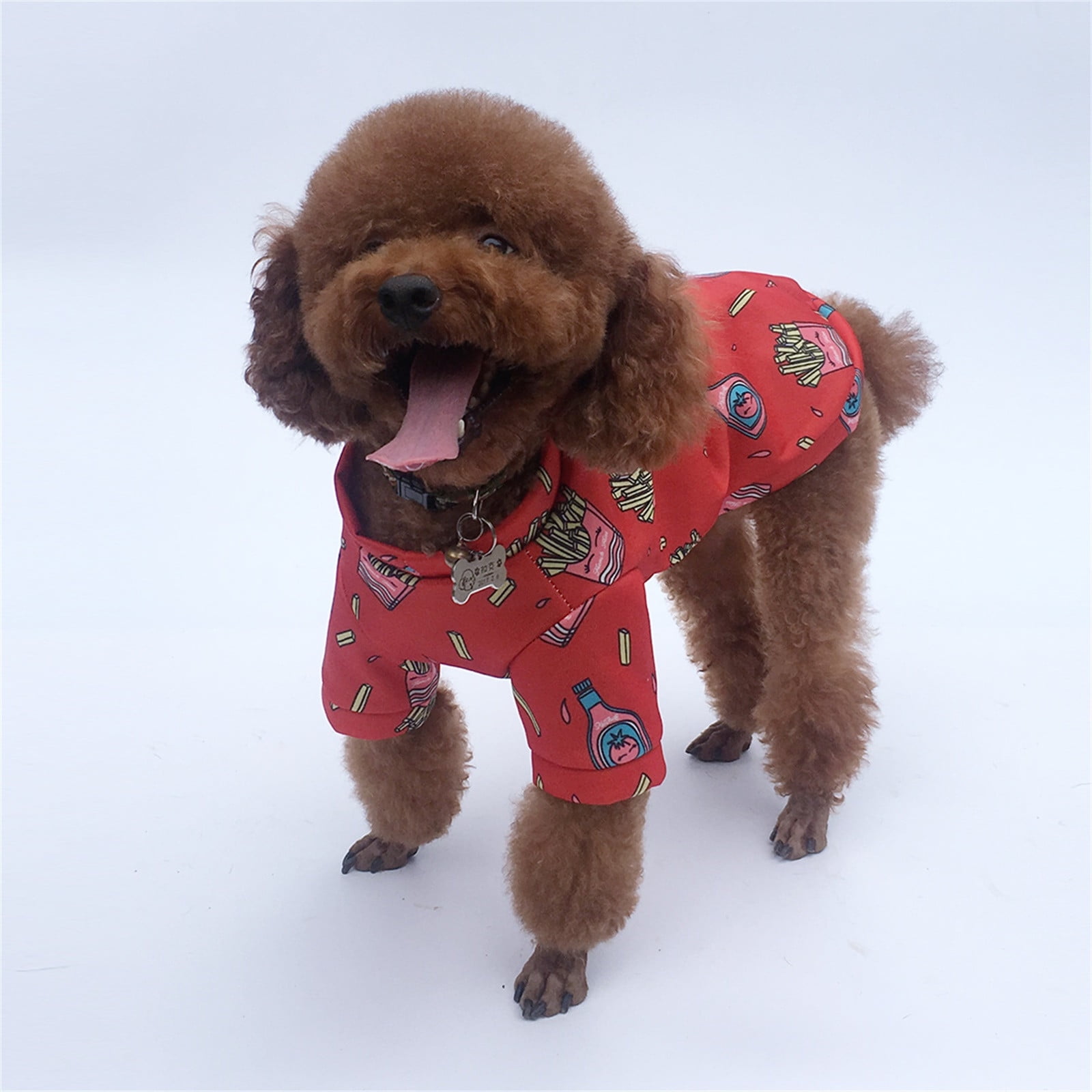 Jacenvly Mother's Day Clearance Dog Clothes And Winter Plus Fleece