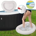 thumbnail image 1 of Jacenvly Mother's Day Clearance Inflatable Foot Wash Basin, Spa Foot Pool Portable Footbath, Home Pool Foot Pool Foot Cleaning Pool Foot Wash (1 Pack), 1 of 1