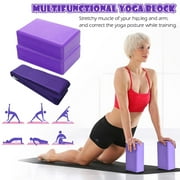 Jacenvly Mother's Day Clearance Yoga Block 2 Pack And D-Ring Yoga Strap Set High Density Eva Foam Yoga Brick Mother's Day Decoration Mother's Day Gifts For Wome/Men