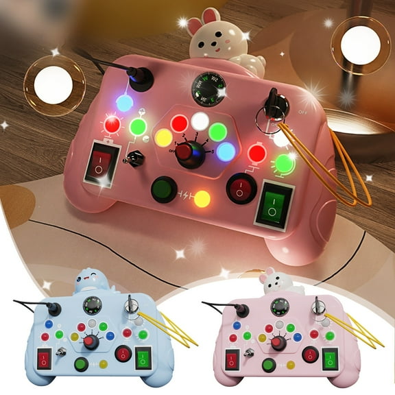 Jacenvly New Bluey Toys Cute Pet Busy Machine Early Education Toy Socket Interactive Game Machine Toys for Ages 8-13