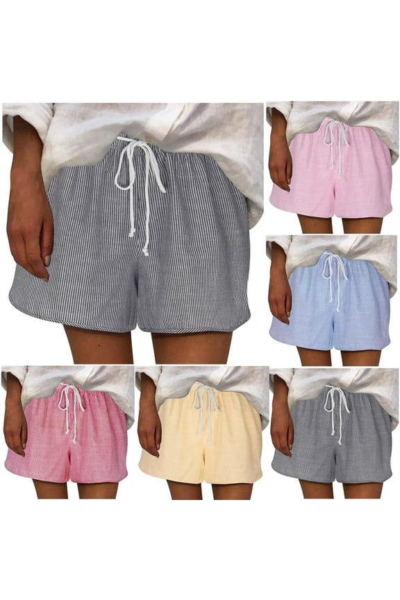 New Casual Trousers Women Summer High Waisted Shorts Summer Straight Wide Leg Short Stretchy Office Work Sport Shorts Breathable Elastictrendy Sports Shorts Women Pockets Dark Gray