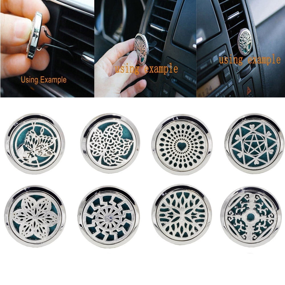 Jacenvly New Fathers Day Gifts 10 Style Stainless Car Freshener