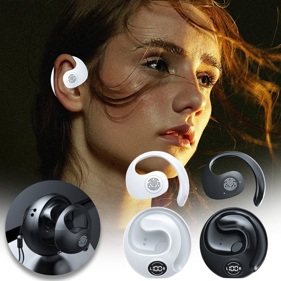 Jacenvly New Fathers Day Gifts Earbuds Wireless Bluetooth Wireless Bluetooth Earphone 5.3 in Ear Led Display Power -Fi Noise Reduction Low Delay For Sports Headphones with Microphone