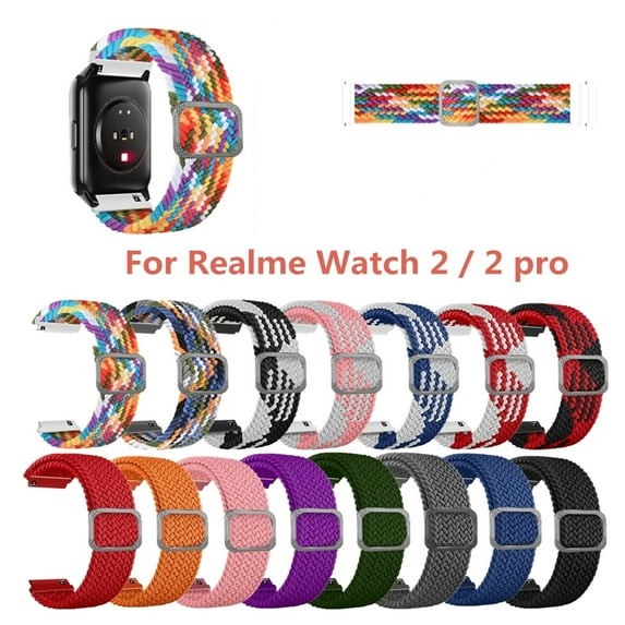 Jacenvly New Fathers Day Gifts -Stretchy Loop Traps Nylon Woven Elastic Watch Bands For Realme2/Pro Watches For Men Band Trap,Nylon,Watch Bands,Realme2,Realme2 Pro