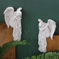 thumbnail image 1 of Jacenvly New Halloween Decorations Outdoor Door Frame Angel Decor Statues Sleeping Angel Statue Door Corner Decor Left Or Right Resin Corner Angel Figurine For Home Living Room Office Decor, 1 of 10