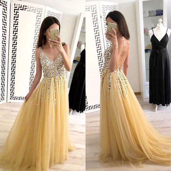 Jacenvly New Maternity Clothes for Women Sleeveless Sequined Summer Dresses for Women 2025 Breathable Casual V-Neck Long Dresses for Women Yellow Xl Maternity Shapewear for Dresses