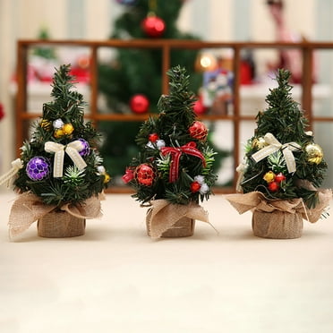 Jacenvly New Nightmare Before Christmas 8 Inches Mini Christmas Tree Christmas Decoration Supplies Desktop Ornaments Scene Decoration Props Empty Hall Kitchen Ornaments Holiday Gifts Room Decor