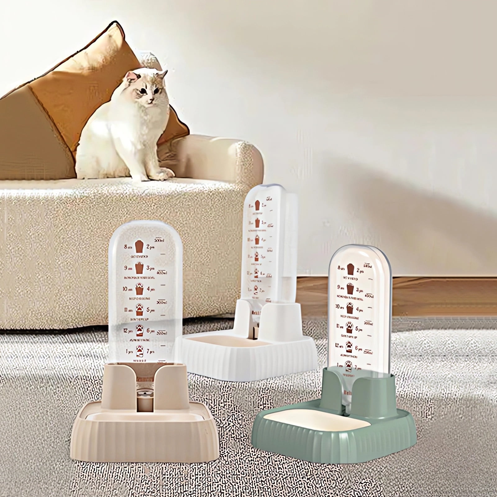 Jacenvly New Pet Savings Automatic Refill Water Dispenser for Dogs and