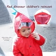thumbnail image 1 of Jacenvly New Rain Jackets for Kids Cute Dinosaur Polyester Baby Raincoat Outdoor Children Rain Coat Waterproof Comfort Fit Rain Suits for Kids Red Xl, 1 of 3