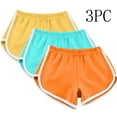 thumbnail image 1 of Jacenvly New Shorts for Women 3Pcwomen Casual Summer Sports Shorts Workout Yoga Shorts Active Shorts Quick Drying Elastic High Waisttrendy Shorts for Women Plus Size Orange, 1 of 8