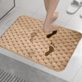 thumbnail image 1 of Jacenvly New Stone Bath Mat Bathroom Floor Mats Bathroom Doorway Absorbent Carpet Toilet Non-Slip Foot Mats Door Mats Entry Washroom Mats Bedroom Decor 19.68×31.49In, 1 of 7