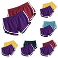 thumbnail image 1 of Jacenvly New Workout Clothes for Women 2Pcwomen Casual Summer Sports Shorts Workout Yoga Shorts Active Shorts Uv Protection Elastic High Waistleisure Sports Shorts Women Pockets Yellow, 1 of 4