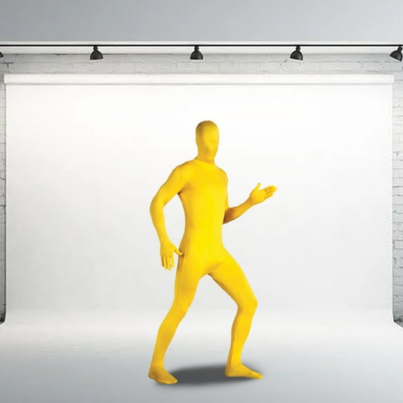 Jacenvly New Years Decor Full Bodysuit Unisex Spandex Stretch Adult Disappearing Man Body Suit Bedroom Decor