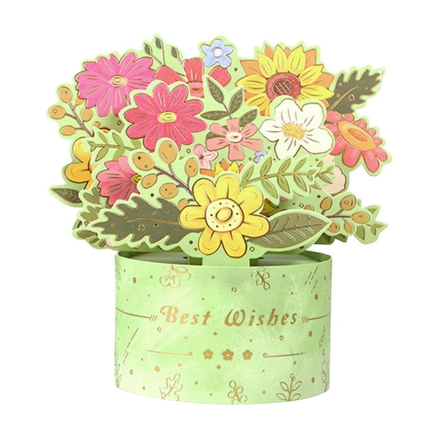 Jacenvly Outdoor Christmas Decorations Happy Mother'S Day Three-Dimensional Greeting Card Paper Carving Blessing Message Card Mother'S Day Gift Christmas Lights
