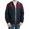 thumbnail image 1 of Jacenvly Rain Jacket Men Waterproof Windproof Drawstring Hooded Zip Pocket Mens Winter Coats Lightweight Warm Fashionable Casual Coats Hiking Mountain Ski Outdoor Sports Jacket, 1 of 6