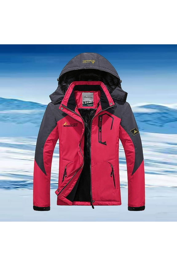 Rain Jacket Women/Men Waterproof Windproof Removable Hood Zip Pocket Women'S/Men'S Sport Coats Lightweight Warm Fashionable Casual Coats Hiking Mountain Ski Outdoor Sports Jacket