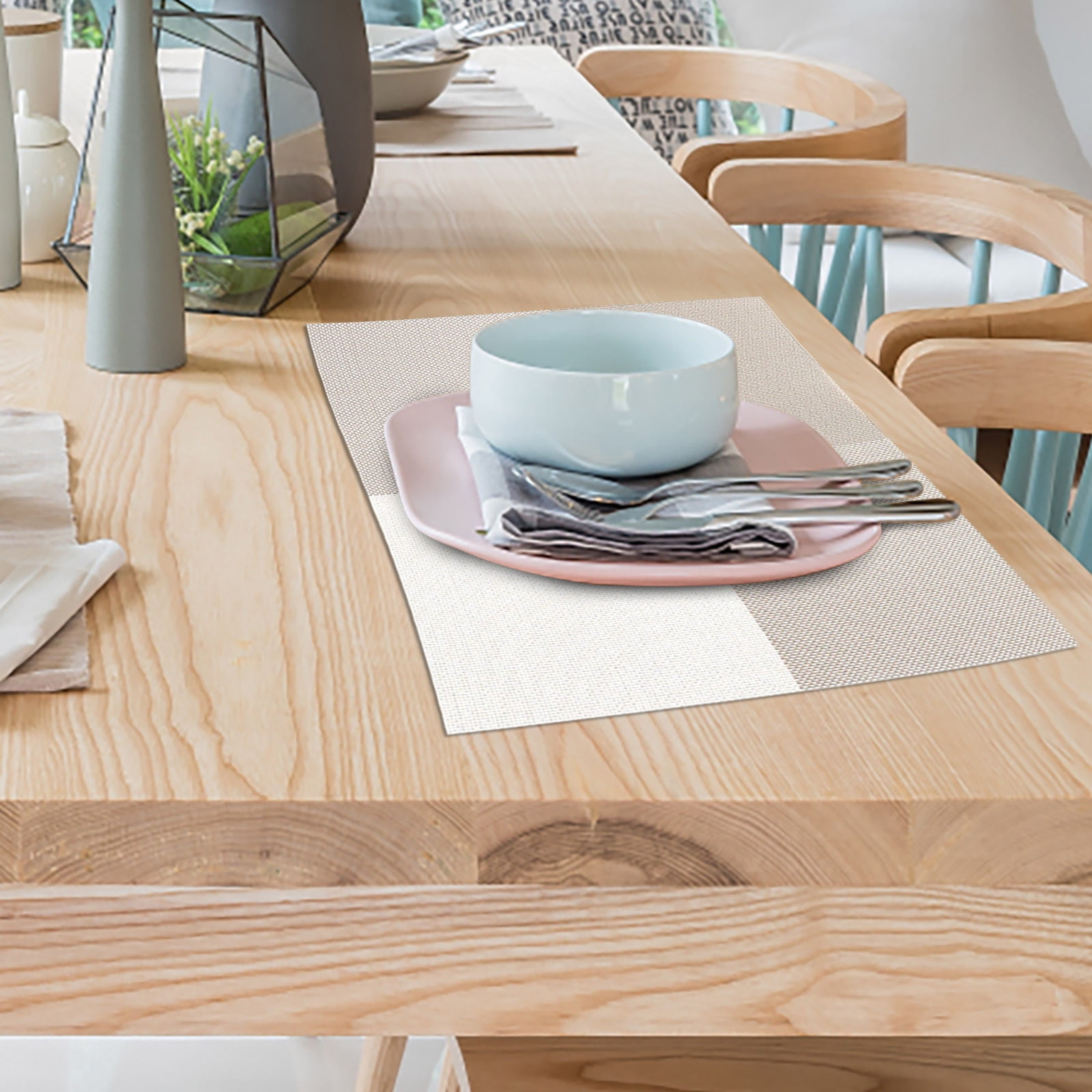 Jacenvly Reindeer Christmas Decor Clearance Dining Table Placemats