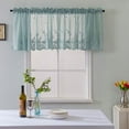 thumbnail image 1 of Jacenvly Shower Curtain Sets Woven Textured Valance for Bathroom Water Repellent Window Covering, 1 of 7