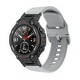 thumbnail image 1 of Jacenvly Sport Strap Compatible with Huami Amazfit T-Rex/T-Rex Pro, Soft Silicone Watch Band Adjustable Wristband Replacement Watchband with Tools Birthday Gifts for Women Items for Women, 1 of 4