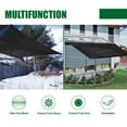thumbnail image 1 of Jacenvly Sun Shade Canopy 4m x 6m Black Rectangle Sun Shade Canopy, 95% Sunshine Protection, 1 of 8