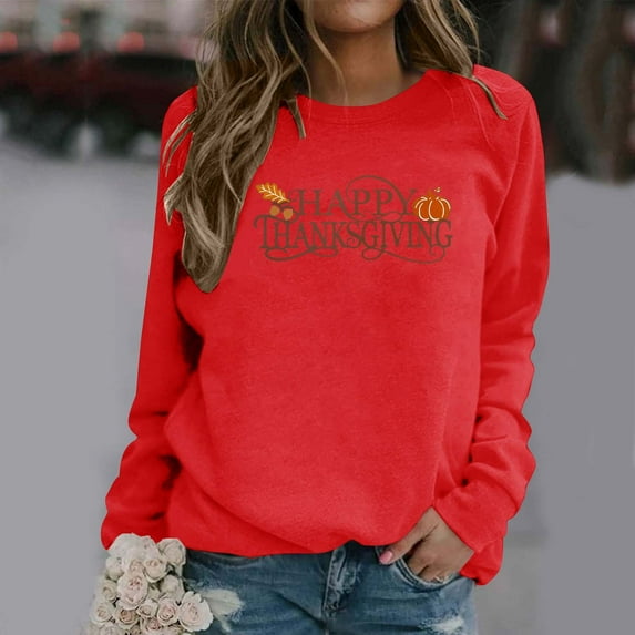 Jacenvly Sweatshirts For Women Long Sleeve Print Womens Sweatshirts Crewneck Loose Casual Soft Comfort Pullover Sweaters For Women