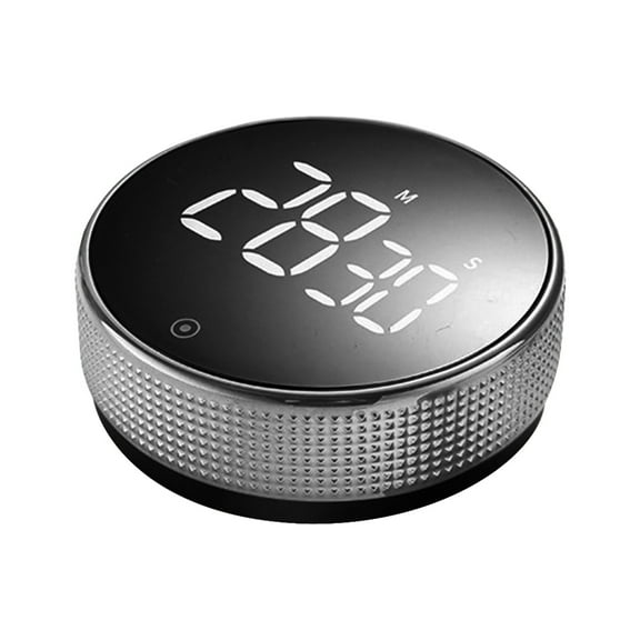 Jacenvly Tightarely Smart Timer,Led Magnetic Attraction Rotation Timer Led Lights for Bedroom Items, Whiteboard, Intelligent Gadgets, Ealmart Open Tomorrow, Rotating Timer