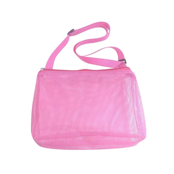 Jacenvly Toys for 1 Year Old Beach Mesh Storage Bag Travel Portable Sundries Zipper Small Bag Valentines Day Gifts Bulk