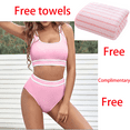 thumbnail image 1 of Jacenvly Two-Piece Sets Cami Bra Polyester, Swimsuit (Women’s), 1 of 8