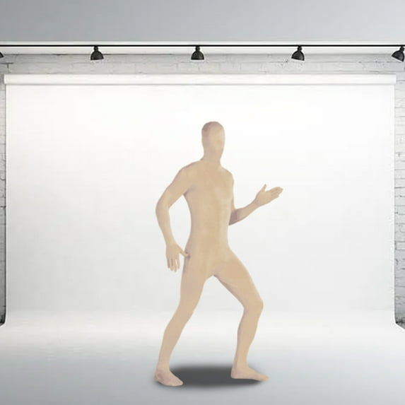 Jacenvly Valentines Decor Full Bodysuit Unisex Spandex Stretch Adult Disappearing Man Body Suit Bathroom Decor