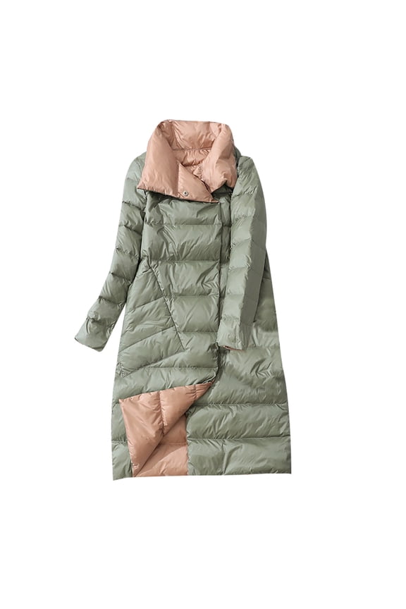 Winter Coats for Women Warmer Misses Thin and Thin Mid-Length Knee-Length Down Jacket