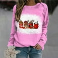 thumbnail image 1 of Jacenvly Womens Plus Size T-Shirts Crewneck Sweatshirt Long Sleeve Shirt Soft Comfort Print Women Casual Full Sleeve Tops Loose Shirts Blouse Valentine'S Day Graphic Pink, 1 of 4