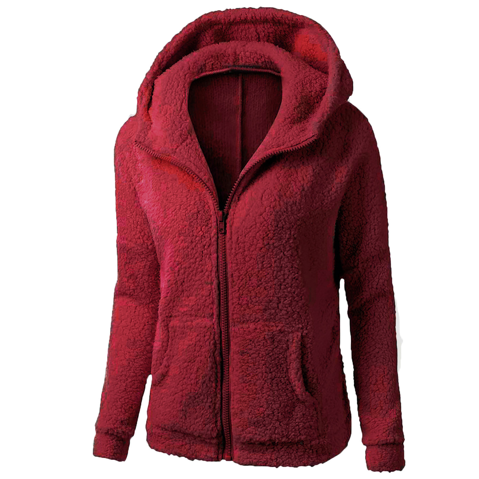 Jacenvly Womens Winter Coats Clearance Soft Warm Plush Jackets for ...