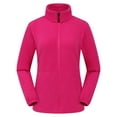 thumbnail image 1 of Jacenvly Womens Winter Coats Soft Warm Plush Jackets for Women Solid Stand-Up Collar Zipper Pocket Short Dresses for Women Casual Trendy Womens Long Sleeve Tops, 1 of 6
