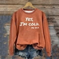 thumbnail image 1 of Jacenvly Workout Tops For Women Long Sleeve Pumpkin Print Womens Sweatshirts Crewneck Trendy Casual Soft Warmth Pullover Sweaters, 1 of 4