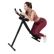 Jacgood Foldable Ab Machine, 4 Adjustable Resistance Levels, Core & Abdominal Trainer