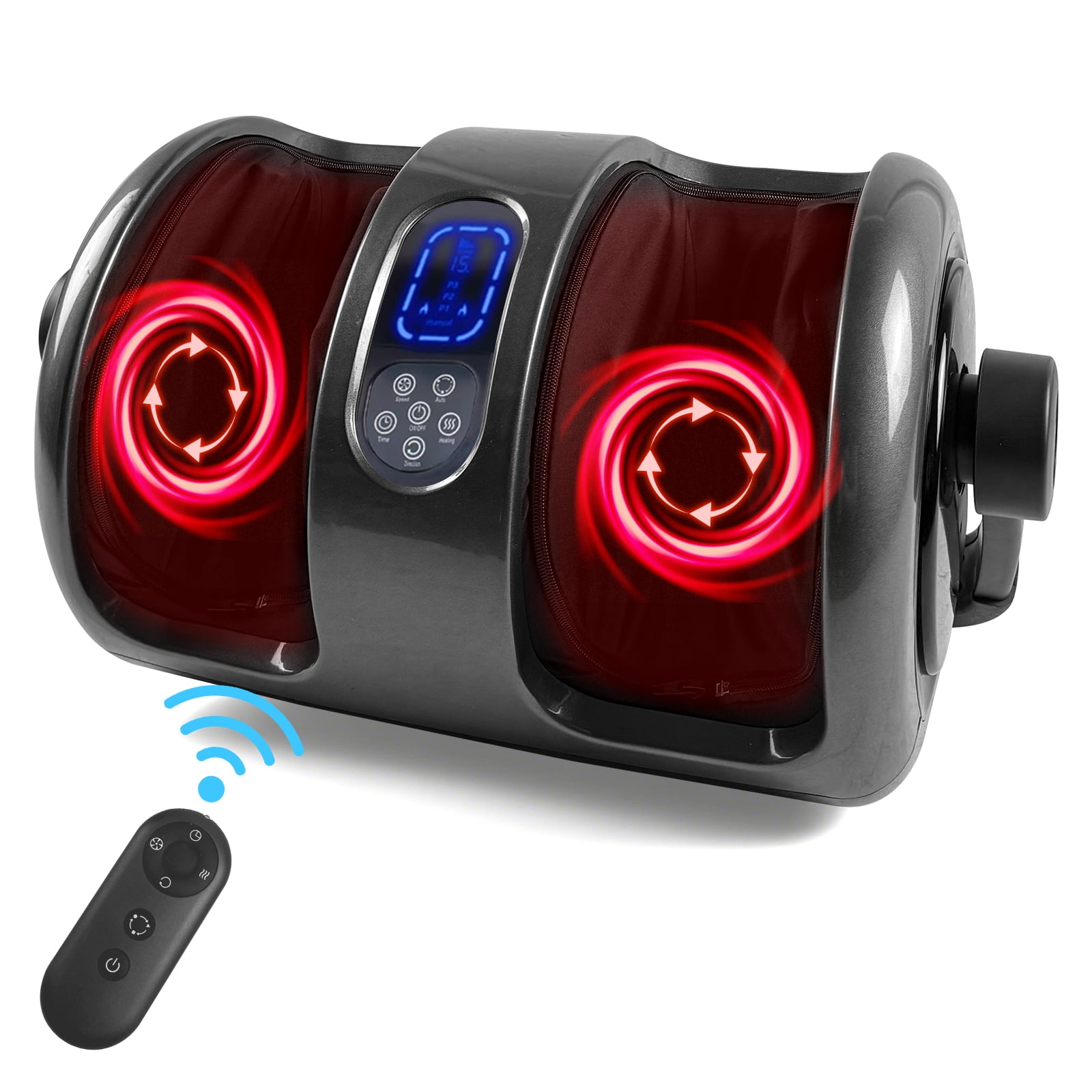 Jacgood Foot Massager Machine,Shiatsu Foot Massager with Heat,Deep Kneading Massage for Leg, Calf, Feet, Ankle,Gifts for Women and Men