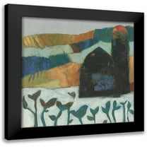 Jachimiec, Sue 12x12 Black Modern Framed Museum Art Print Titled - Wyandotte Barn I