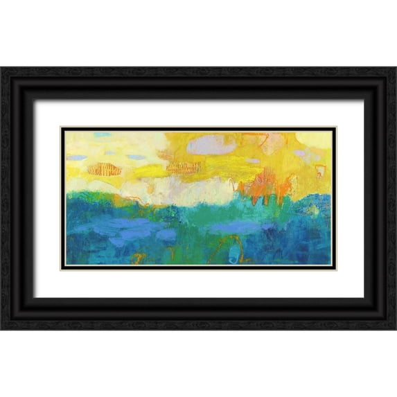 Jachimiec, Sue 14x9 Black Ornate Wood Framed with Double Matting Museum Art Print Titled - Revenir III