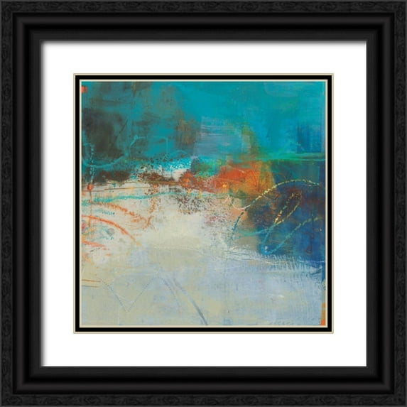 Jachimiec, Sue 15x15 Black Ornate Wood Framed with Double Matting Museum Art Print Titled - Keek I