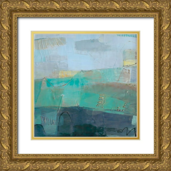 Jachimiec, Sue 15x15 Gold Ornate Wood Framed with Double Matting Museum Art Print Titled - Rianti II