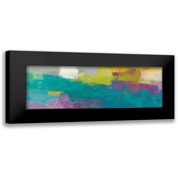 Jachimiec, Sue 18x9 Black Modern Framed Museum Art Print Titled - Loop II