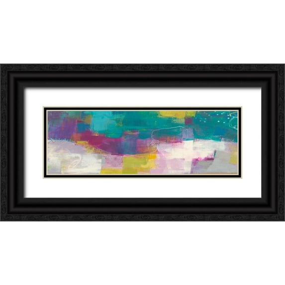 Jachimiec, Sue 18x9 Black Ornate Wood Framed with Double Matting Museum Art Print Titled - Loop I