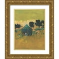 thumbnail image 1 of Jachimiec, Sue 19x24 Gold Ornate Wood Framed with Double Matting Museum Art Print Titled - Keezletown Barn, 1 of 4