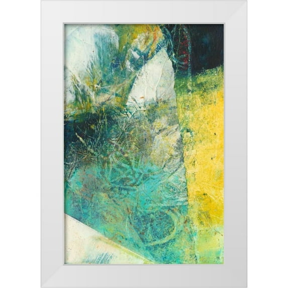 Jachimiec, Sue 23x32 White Modern Wood Framed Museum Art Print Titled - Underlying III