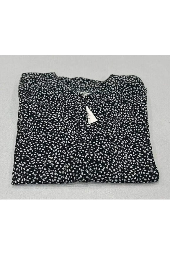 Ladies' 3/4 Sleeve Blouse (1758413) (Black, Small)