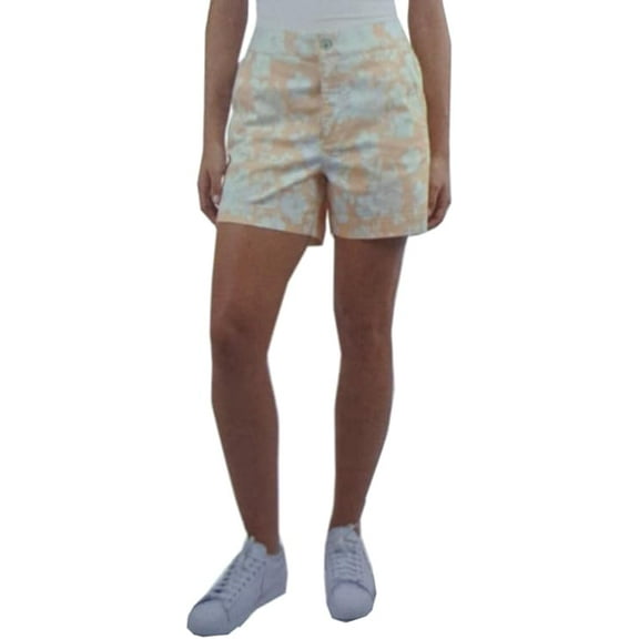 Jachs Girlfriend Women's Chino Shorts Stretch Satin Tan M