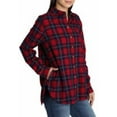 thumbnail image 1 of Jachs Girlfriend Women's Plaid Shirt Lightweight Cozy Super Soft Flannel New, 1 of 11
