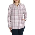 thumbnail image 1 of Jachs Girlfriend Women's Super Soft Feel Flannel Shirt (Pink, X-Large), 1 of 11