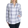 thumbnail image 1 of Jachs Girlfriend Women's Super Soft Feel Flannel Shirt (Purple, Small), 1 of 10